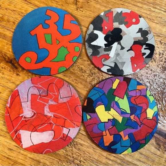 Handmade Other - ⭐️HP 3/14⭐️Set of 4 coasters- Original Artwork